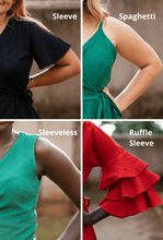 Load image into Gallery viewer, Tiered Wrap Dress