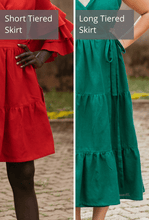 Load image into Gallery viewer, Tiered Wrap Dress