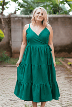 Load image into Gallery viewer, Tiered Wrap Dress
