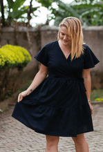 Load image into Gallery viewer, Tiered Wrap Dress
